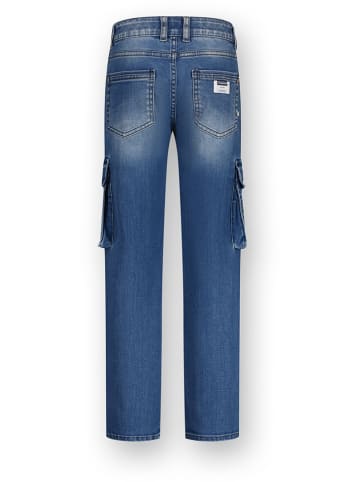 Vingino Cargospijkerbroek - regular fit - blauw