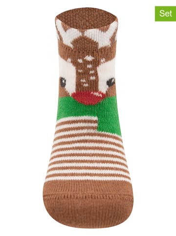 ewers 2er-Set: Socken in Hellbraun