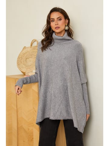 Soft Cashmere Rollkragenpullover in Grau