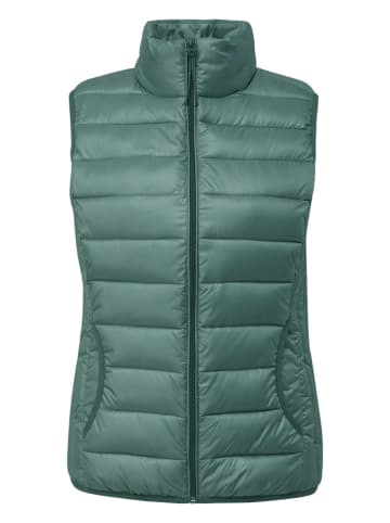 QS by s.Oliver Doorgestikte bodywarmer turquoise