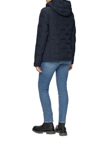 S.OLIVER RED LABEL Doorgestikte jas donkerblauw