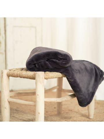 Today Plaid "Indies" antraciet - (L)150 x (B)125 cm