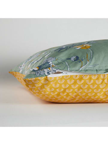 Today Beddengoedset "Sunshine" lichtblauw/oranje