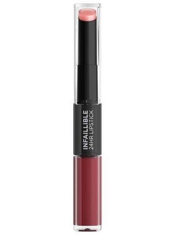 L'Oréal Paris Pomadka do ust "Infaillible 2-Step - 502 Red to Stay" - 5,6 ml