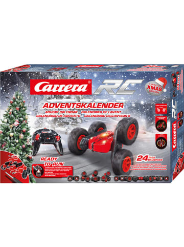 Carrera Kalendarz adwentowy "X-Mas Turnator" w kolorze czerwonym - 12+