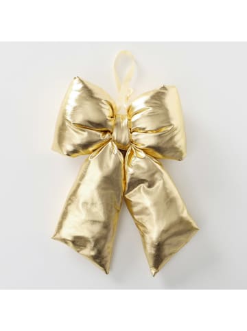Boltze Dekoanhänger "Bowy" in Gold - (B)30 x (H)27 cm