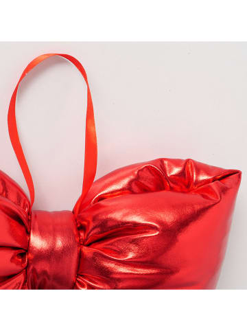 Boltze Decoratieve hanger "Bowy" rood - (B)30 x (H)27 cm