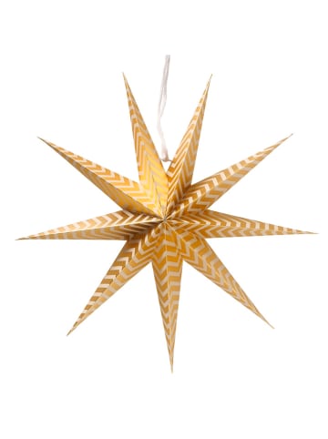 Boltze Dekoanhänger "Nastar" in Gold - Ø 30,5 cm