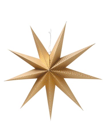 Boltze Decoratieve hanger "Nastar" goudkleurig - Ø 61 cm