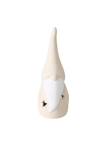 Boltze LED-Dekofigur "Prilo" in Creme/ Weiß - (H)16 cm