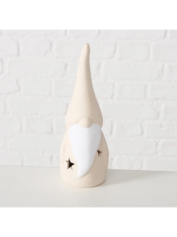 Boltze Decoratief ledfiguur "Prilo" crème/wit - (H)16 cm