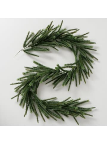Boltze Kunstkrans "Denneboom" groen - (L)202 cm
