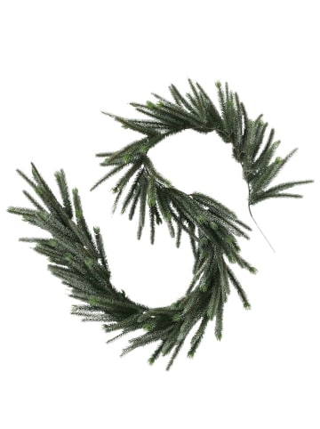 Boltze Kunstkrans "Denneboom" groen - (L)202 cm