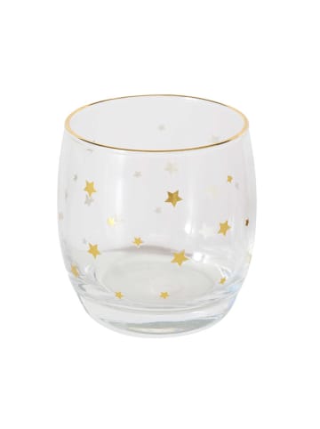 Boltze Windlicht "Lumi" in Gold/ Ohne Farbe - (H)11 cm