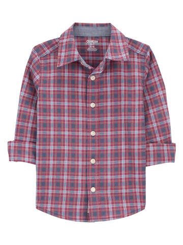 OshKosh Blouse rood/blauw