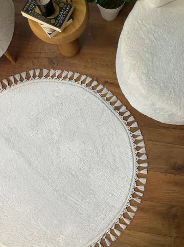 Mioli Hochflor-Teppich in Weiß