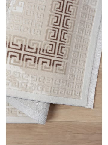 Mioli Laagpolig tapijt "Elex" beige/bruin