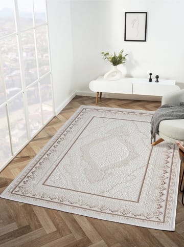 Mioli Laagpolig tapijt "Elex" beige/lichtbruin