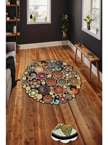 Mioli Laagpolig tapijt meerkleurig