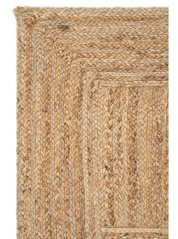 Mioli Jute tapijt "Vime 6" lichtbruin
