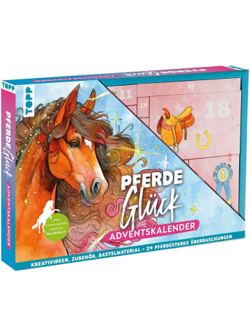 frechverlag Adventskalender "Pferdeglück - Kreativer Adventskalender" in Bunt - ab 7 Jahren