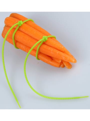 Fackelmann Koch- & Bindeschnüre in Weiß/ Grün - (L)37 cm