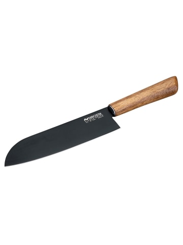 Fackelmann Nóż Santoku ''Nirosta'' w kolorze czarno-jasnobrązowym - dł. 31 cm