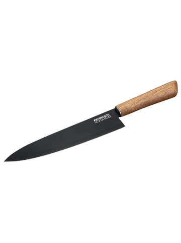 Nirosta Kookmes ''Nirosta'' zwart/lichtbruin - (L)33,5 cm