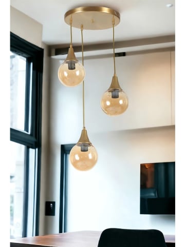 Opviq Lampa wisząca "Afra" w kolorze złotym - Ø 15 cm
