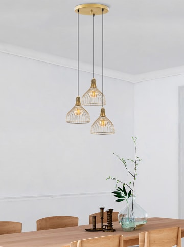 Opviq Hanglamp "Cafu" goudkleurig - Ø 25 cm