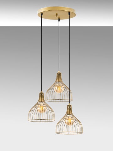Opviq Hanglamp "Cafu" goudkleurig - Ø 25 cm