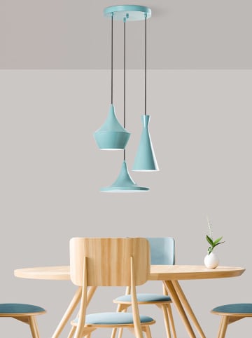 Opviq Hanglamp "Tom" turquoise - (B)40 x (D)135 cm