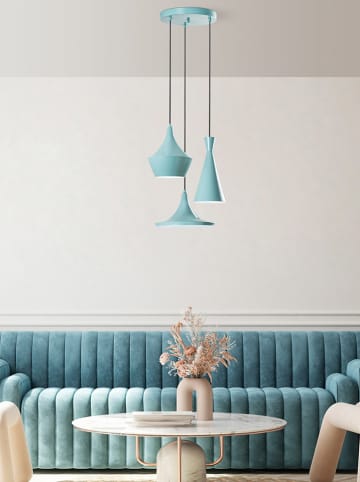 Opviq Hanglamp "Tom" turquoise - (B)40 x (D)135 cm