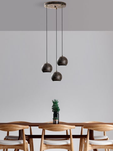 Opviq Hanglamp zwart/goudkleurig - (B)30 x (H)111 cm