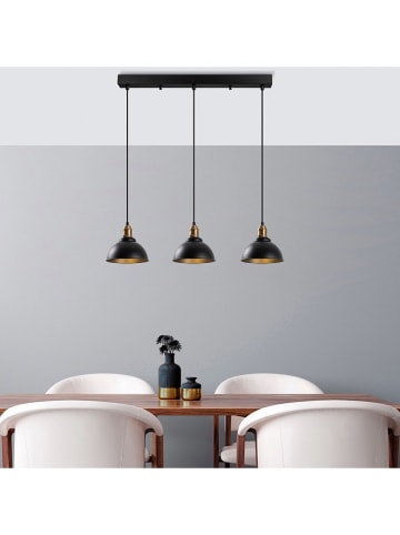 Opviq Hängeleuchte "Varzan" in Schwarz - (B)70 x (H)117 cm