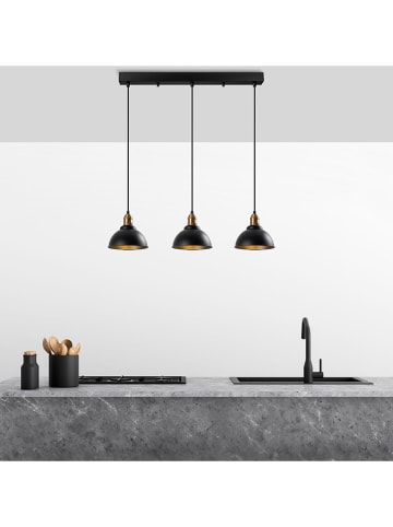 Opviq Hanglamp "Varzan" zwart - (B)70 x (D)117 cm