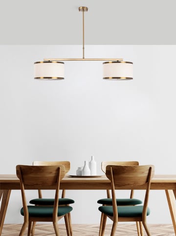 Opviq Lampa wisząca w kolorze złoto-kremowym - 100 x 75 cm