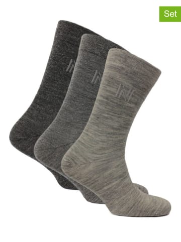 Norfolk 6er-Set: Socken in Beige/ Anthrazit