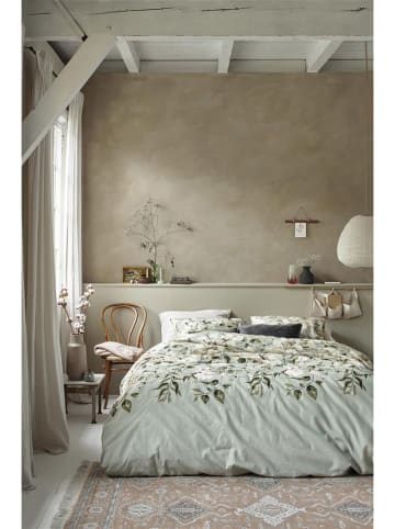 Beddinghouse Flanellen beddengoedset "Autumn Blossom" groen