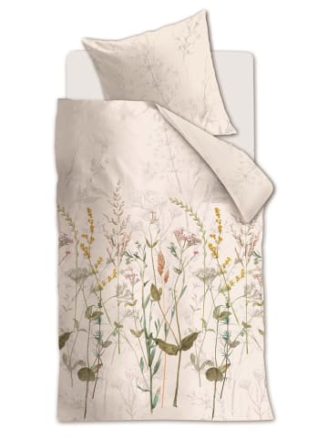 Beddinghouse Bettwäsche-Set "Joyful" in Creme/ Grün