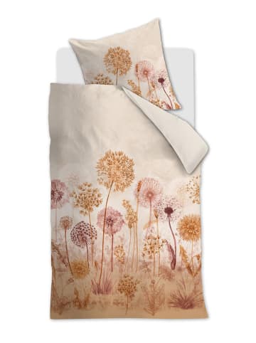 Beddinghouse Satin-Bettwäsche-Set "Ella" in Creme/ Beige