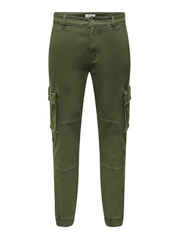 ONLY & SONS Cargohose in Khaki