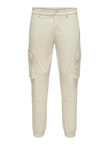 ONLY & SONS Cargohose in Beige