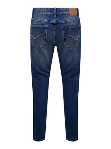ONLY & SONS Dżinsy - Regular fit - w kolorze granatowym