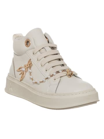 Patrizia Pepe Leder-Sneakers in Weiß
