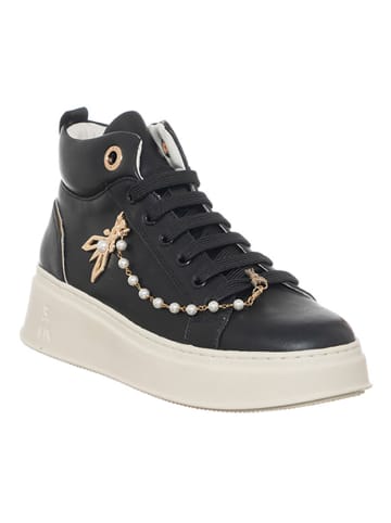 Patrizia Pepe Leren sneakers zwart