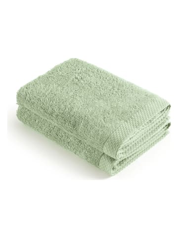 Cacharel 2er-Set: Küchenhandtücher in Grün