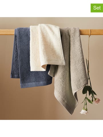 Cacharel 2-delige set: keukenhanddoeken beige