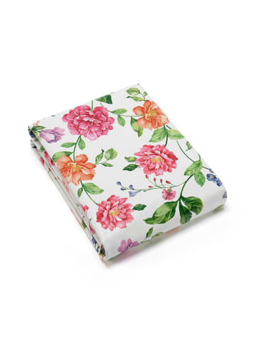 Cacharel textiles Tafellaken "Pivoine'' wit/meerkleurig