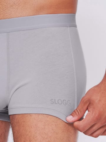 Sloggi 6er-Set: Boxershorts in Hellgrau